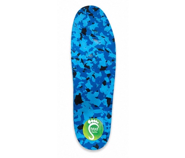 Plantilla Ortopédica Camuflada Azul y Negro